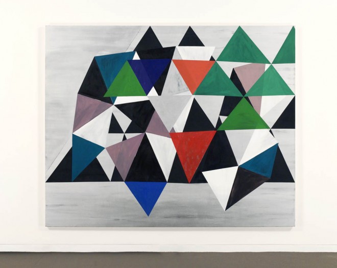 Untitled (Disconnected Layers on Silver Ground)