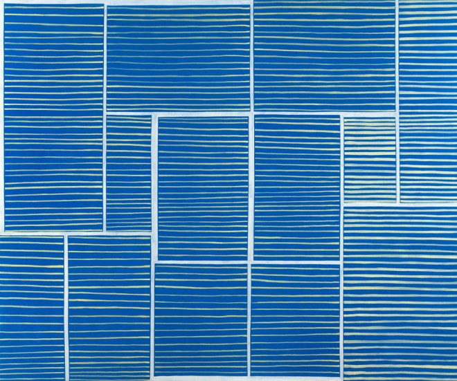 White Lines Open Blue